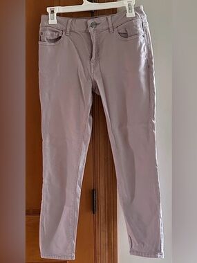 Warp + Weft JFK Dusty Pink Skinny Jeans Size 27x26 Petite Premium Lyocell Denim
